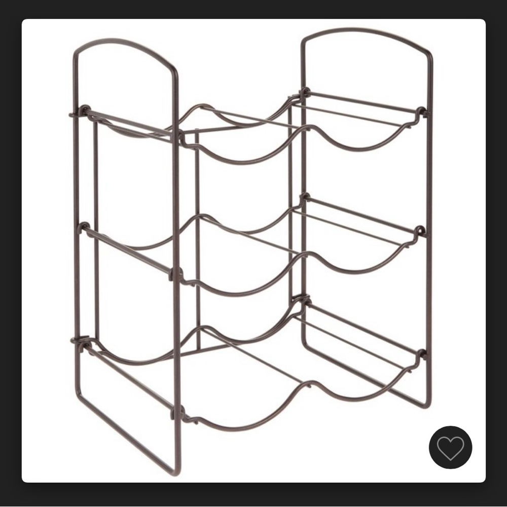 Collapsible metal bottle rack - Picture 2 of 8